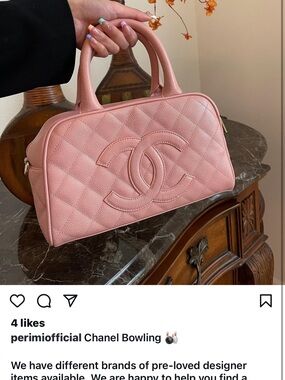 *AUTHENTIC* CHANEL Top-Handle bowling bag